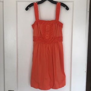 BCBG Maxazria orange dress